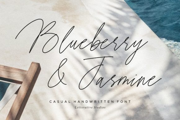 Blueberry and Jasmine: A Font for Modern Branding