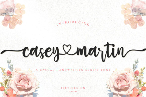 Casey Martin: An Elegant Handwritten Font for Modern Design