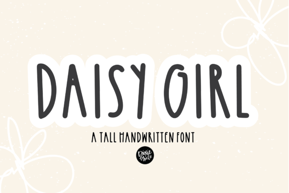 Daisy Girl Font: A Fresh Take on Handwritten Typography