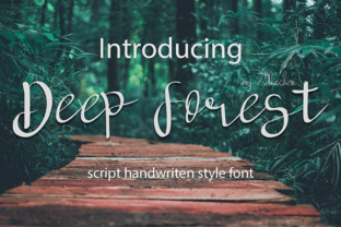 Deep Forest: A Handwritten Font for Authentic Design