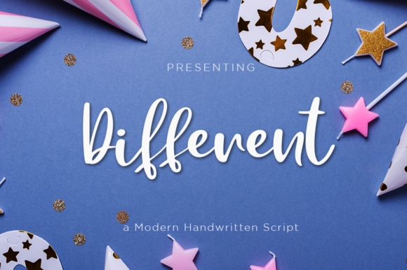 Different: A Handwritten Font for Modern Creativity