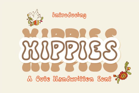 Discover Hippies: A Handwritten Font for Modern Design