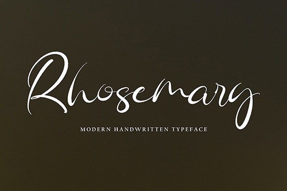 Discover Rhosemary: The Handwritten Font for Elegant Design