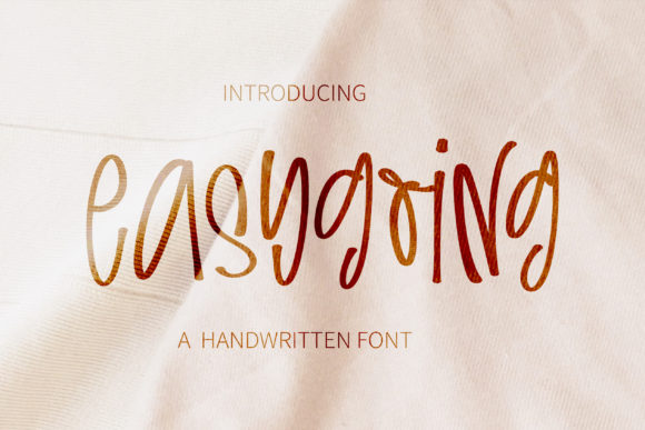 Easygoing: A Handwritten Font for Modern Design