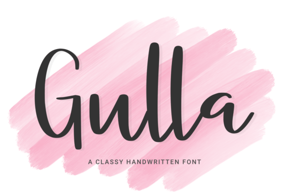 Gulla: The Handwritten Font for Authentic Design
