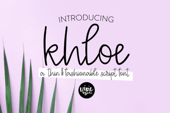Khloe: Elevate Your Summer Designs with Modern Handwritten Flair