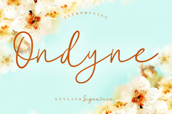 Ondyne: The Versatile Handwritten Font for Modern Design