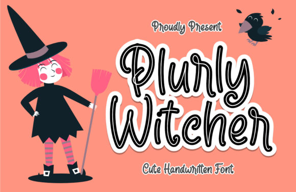 Plurly Witcher: A Handwritten Font for Joyful Design