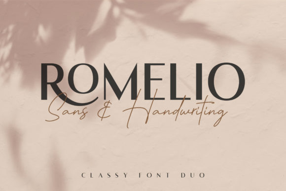 Romelio: Elevating Designs with Classy Typography