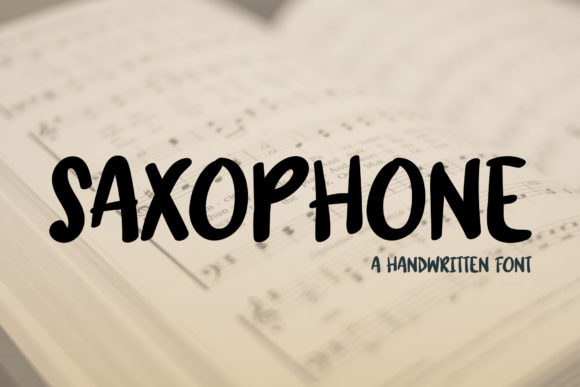 Saxophone: A Playful Handwritten Font for Authentic Designs