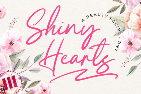Shiny Hearts: The Elegant Handwritten Font for Modern Design