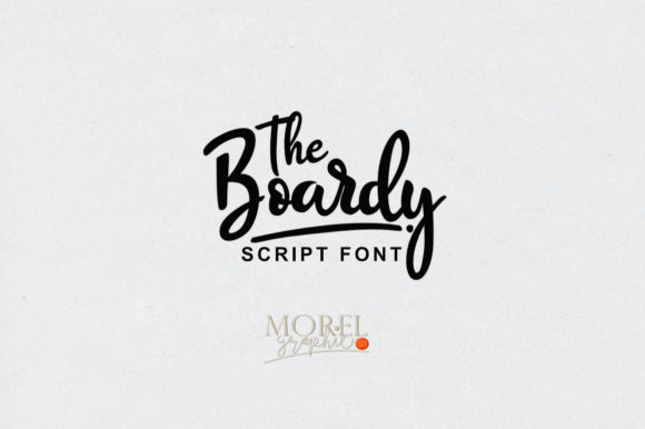 The Boardy: A Flowing Handwritten Font for Elegant Design