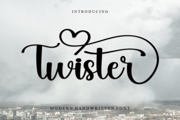 Twister: Elevate Your Designs with Elegant Handwritten Typography