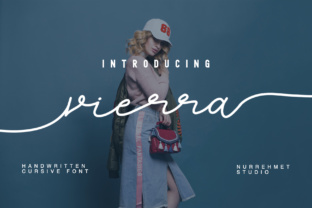 Vierra: A Modern Handwritten Font for Creative Design